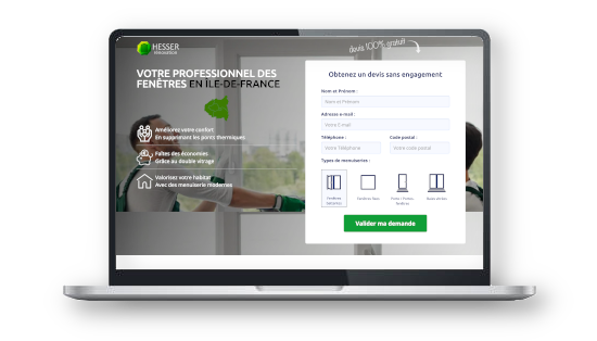 Landing Page Rénovation