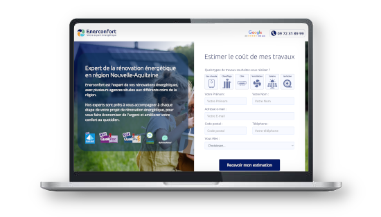 Landing Page Menuiseries